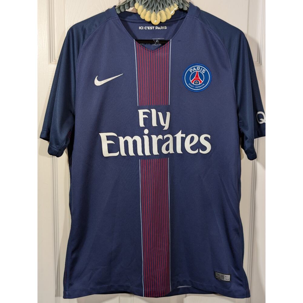 Nike PSG Paris Saint-Germain 2016 2017 Home Jersey Shirt Kit Size L Ligue 1